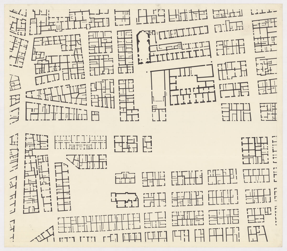 Four Plazas for Leonforte; Existing Site Plan
