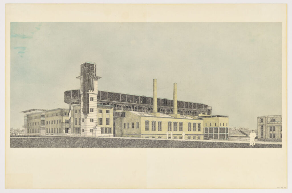 Carnegie Mellon Student Center exterior perspective.
