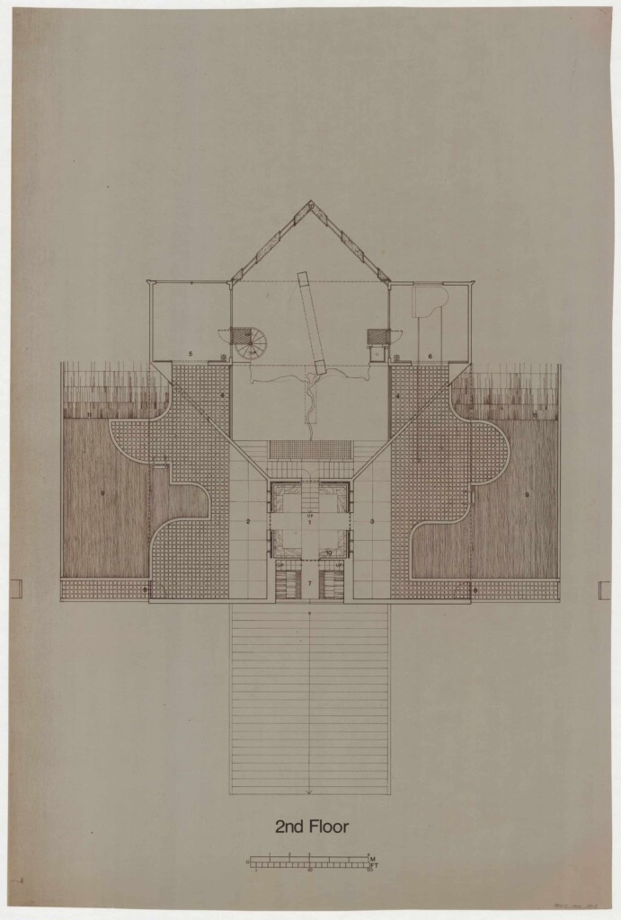 Second Floor Plan of Fountain House.