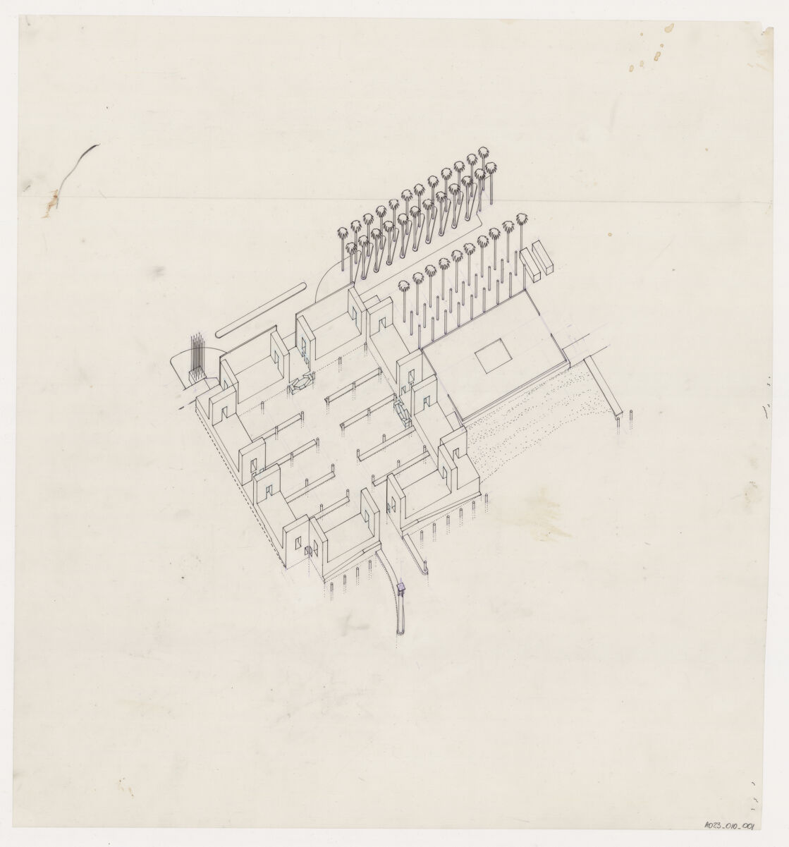 Aprodo dello Sperone building axonometric.