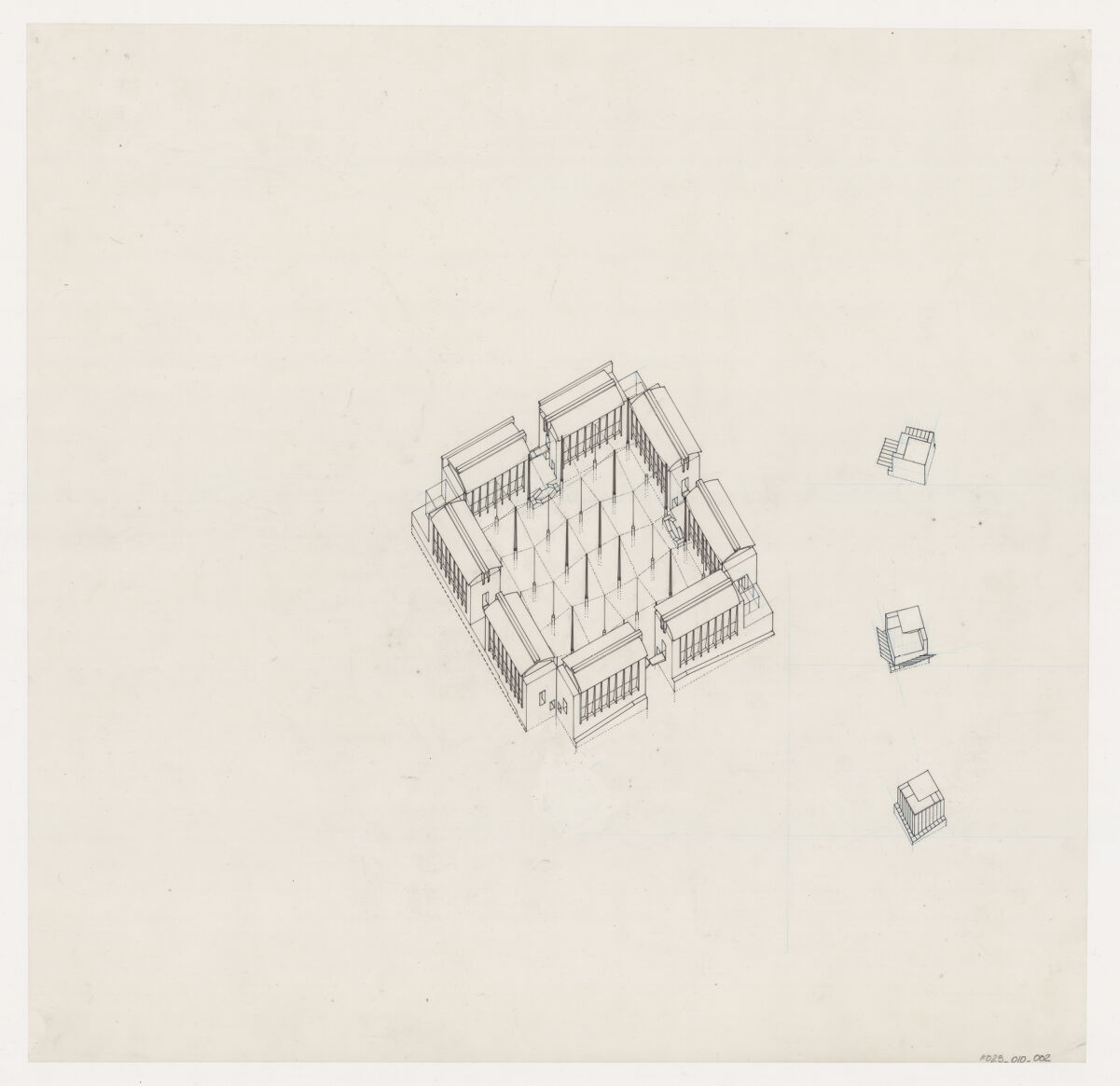 Aprodo dello Sperone axonometric.