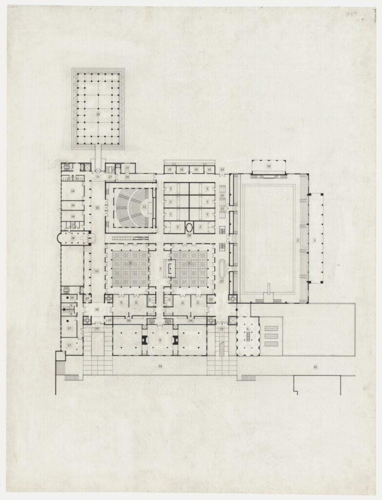Carnegie Mellon Student Center third floor plan.
