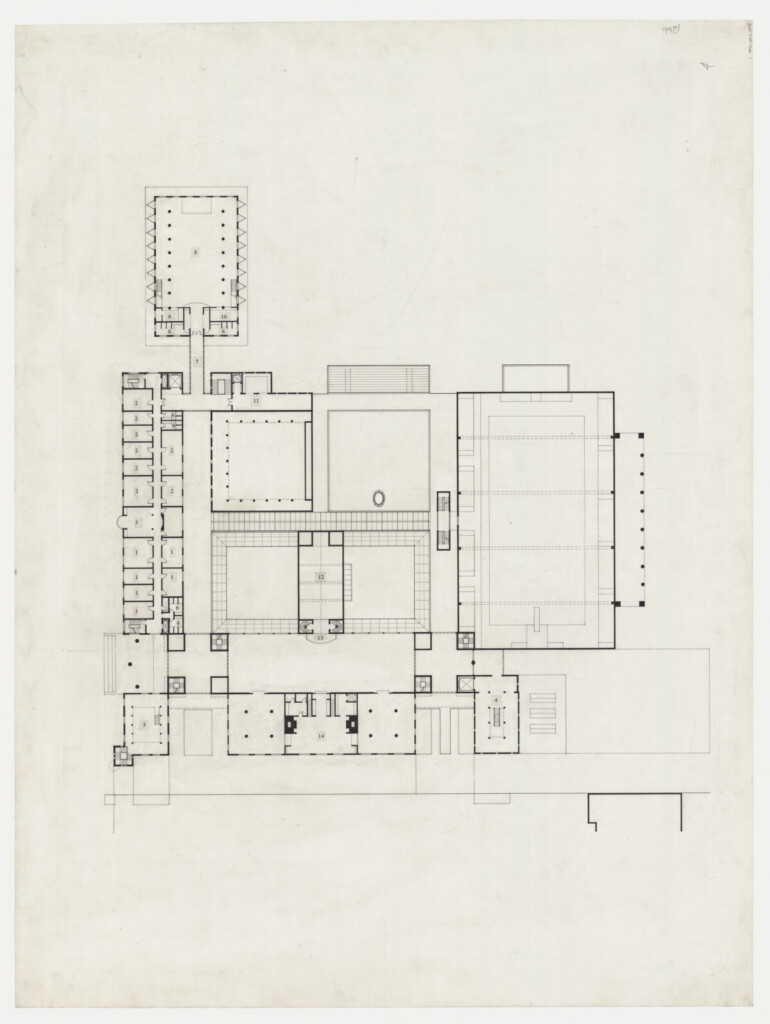 Carnegie Mellon Student Center fourth floor plan.