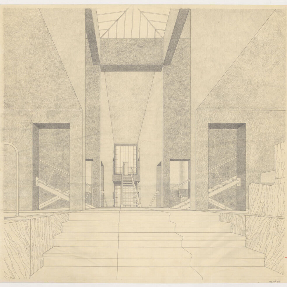 Country House interior perspective.