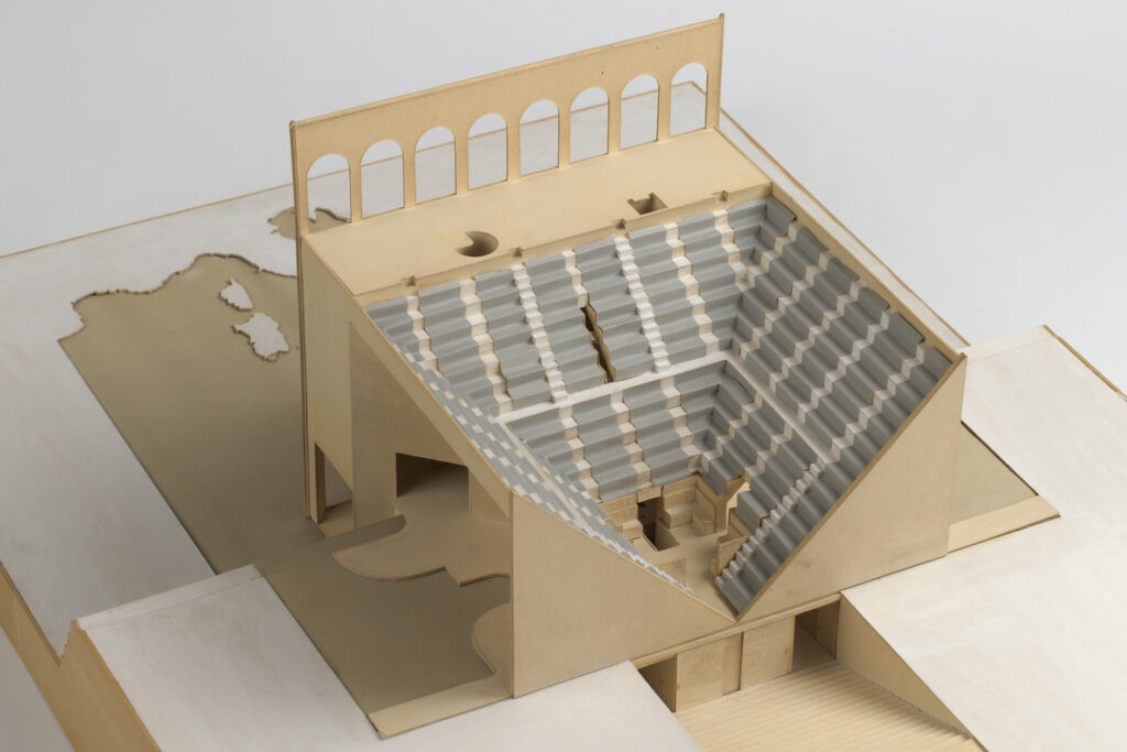 fountain house model back perspective