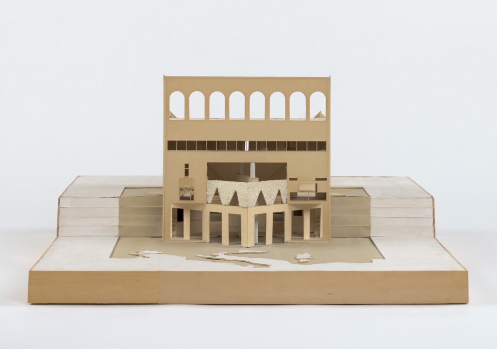 fountain house model front elevation