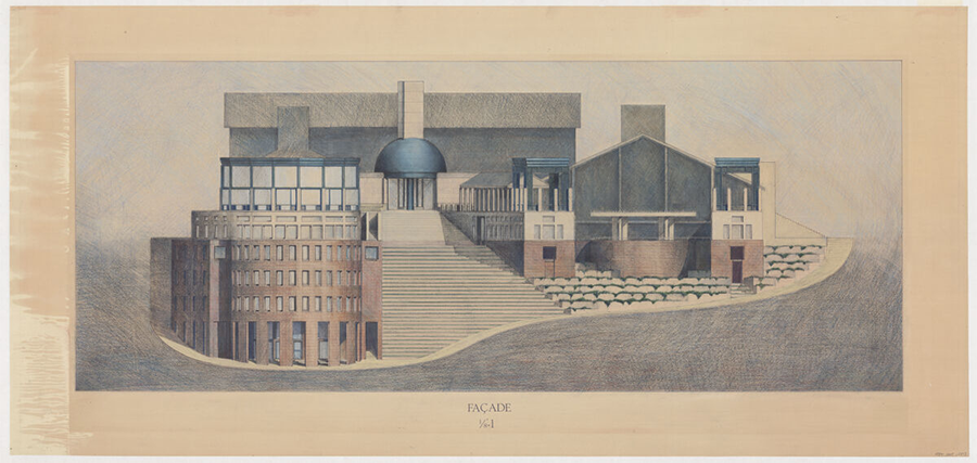 Steps of Providence; Exterior Shaded Elevation