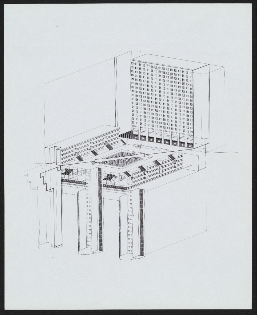 roosevelt island housing axonometric