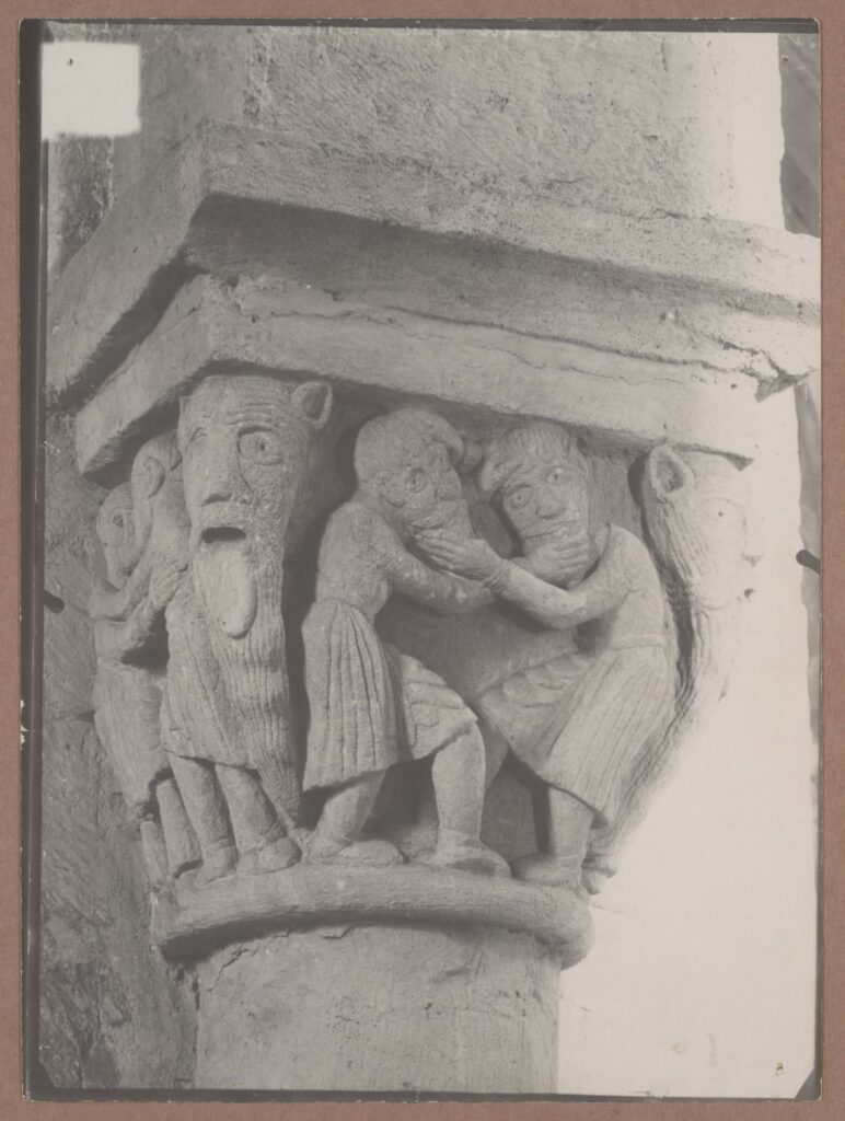 Capital of Nave, Notre-Dame-de-l'Assomption, twelfth century.