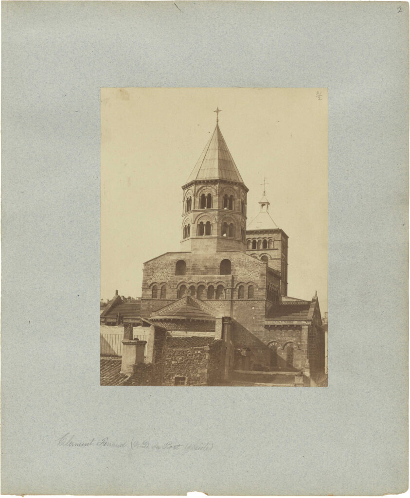 Notre Dame du Port, view of apse, Clermont-Ferrand, France