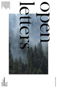 Cover for Open Letters Issue 88.