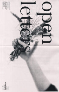 Cover for Open Letters Issue 22.