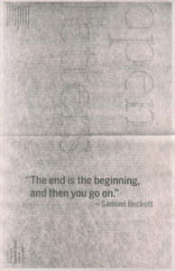 Cover for Open Letters Issue 23.