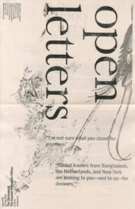 Cover for Open Letters Issue 31.