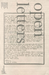 Cover for Open Letters Issue 5.