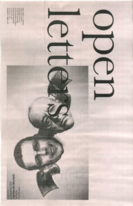 Cover for Open Letters Issue 57.