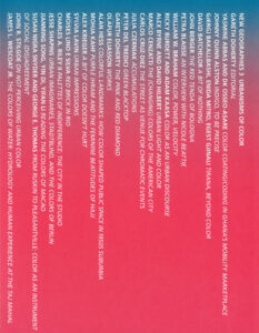 Issue 3 cover of New Geographies.