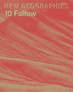 Issue 10 cover of New Geographies.