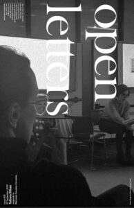 Cover for Open Letters Issue 78.