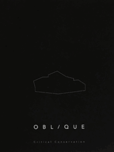 Cover for issue 1 of Oblique.