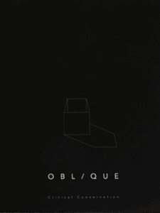 Cover for issue 2 of Oblique.