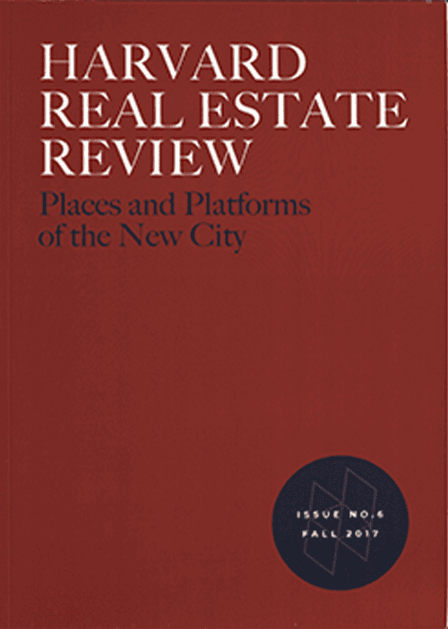Harvard Real Estate Review issue cover for the landing page.