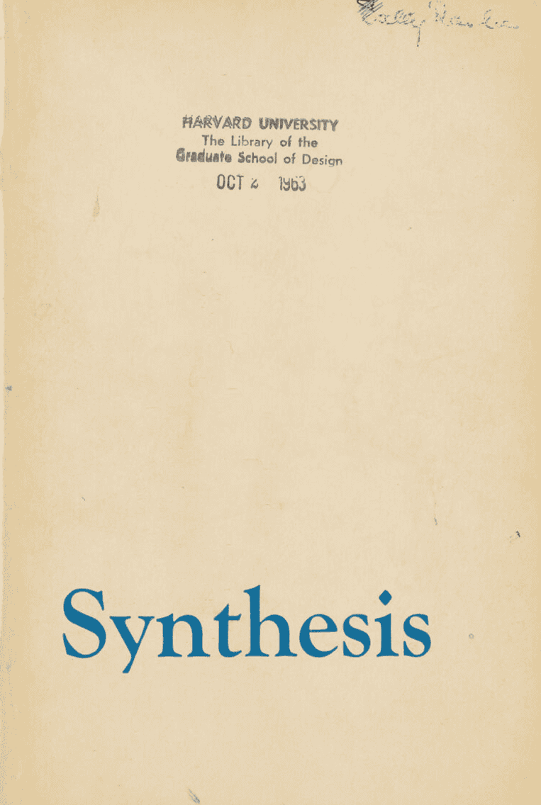 Synthesis first issue cover for the landing page.
