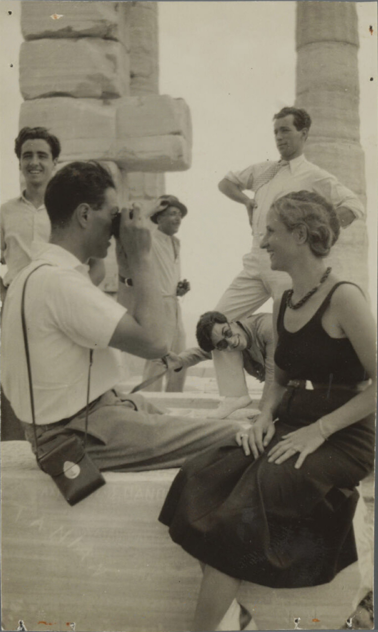 Group photograph with one participant taking a photograph of another.