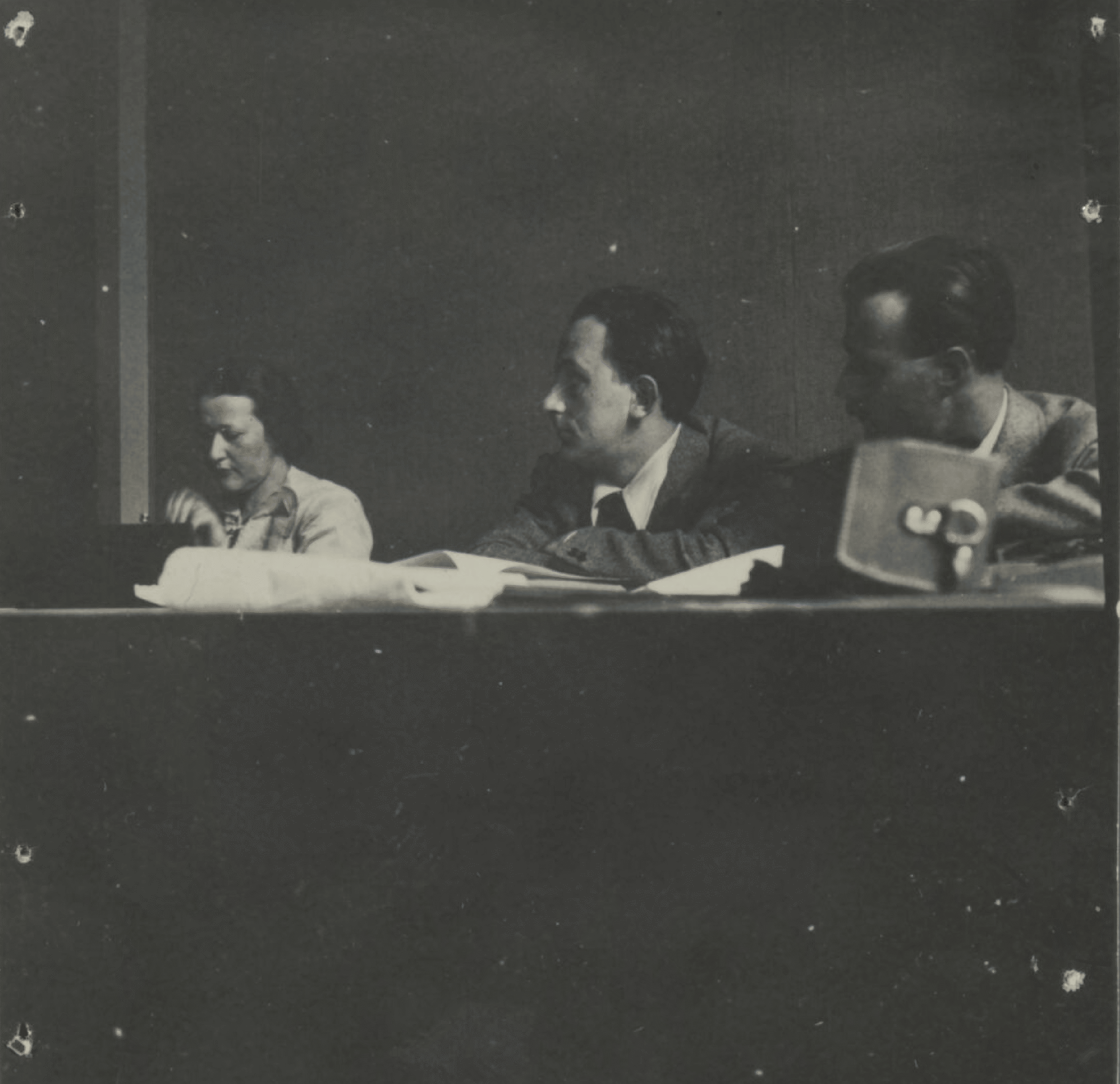 Participants on a panel.