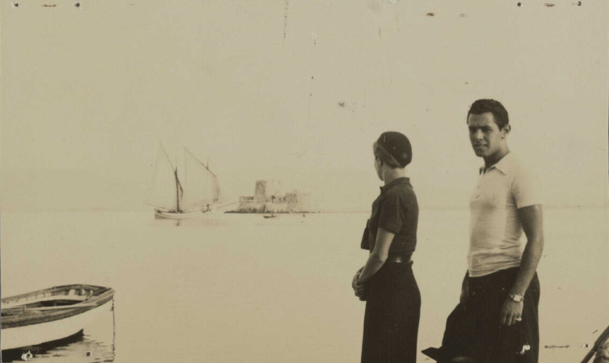 Two CIAM members on a site visit.