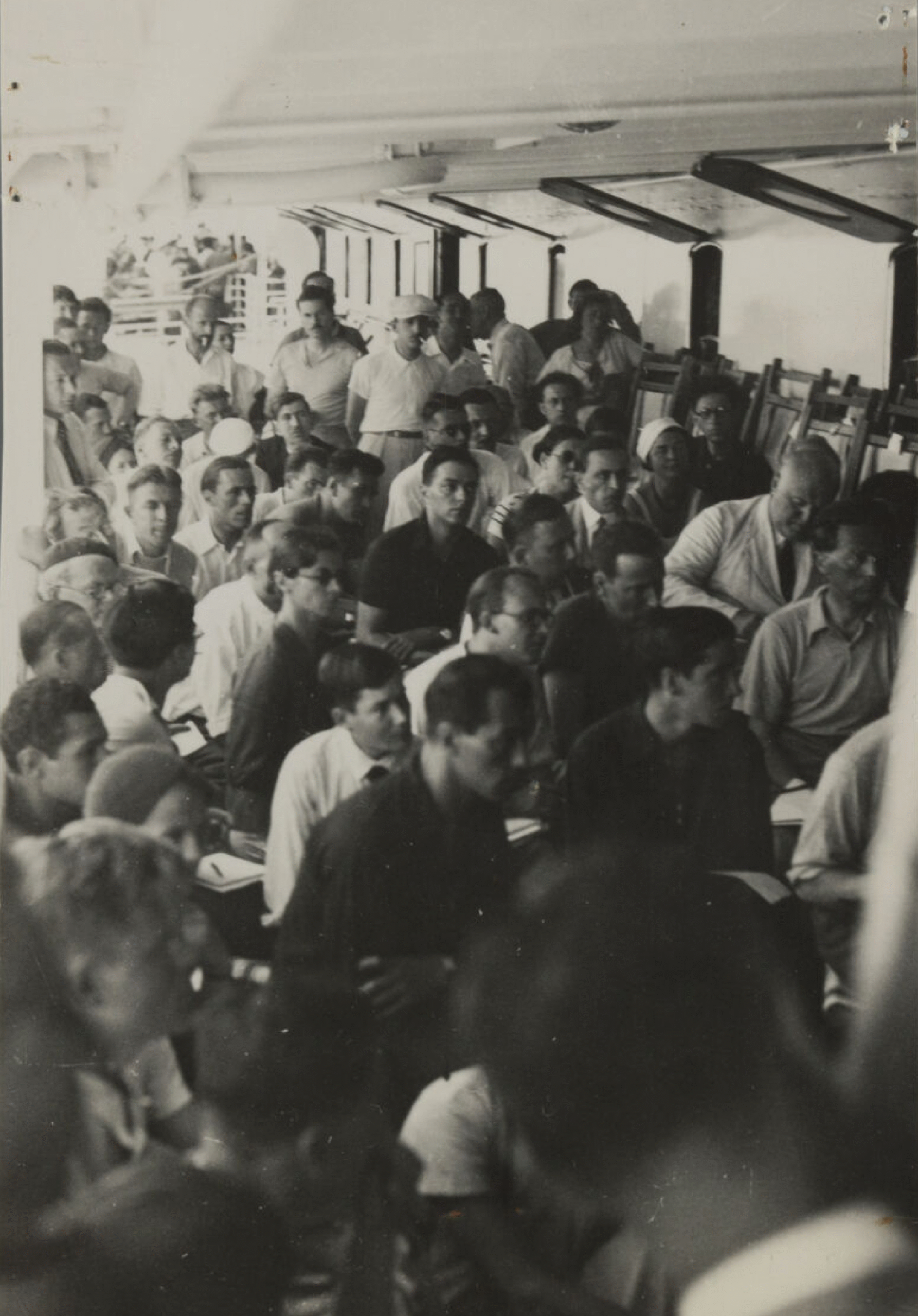 Photo of participants on the SS Patris II.