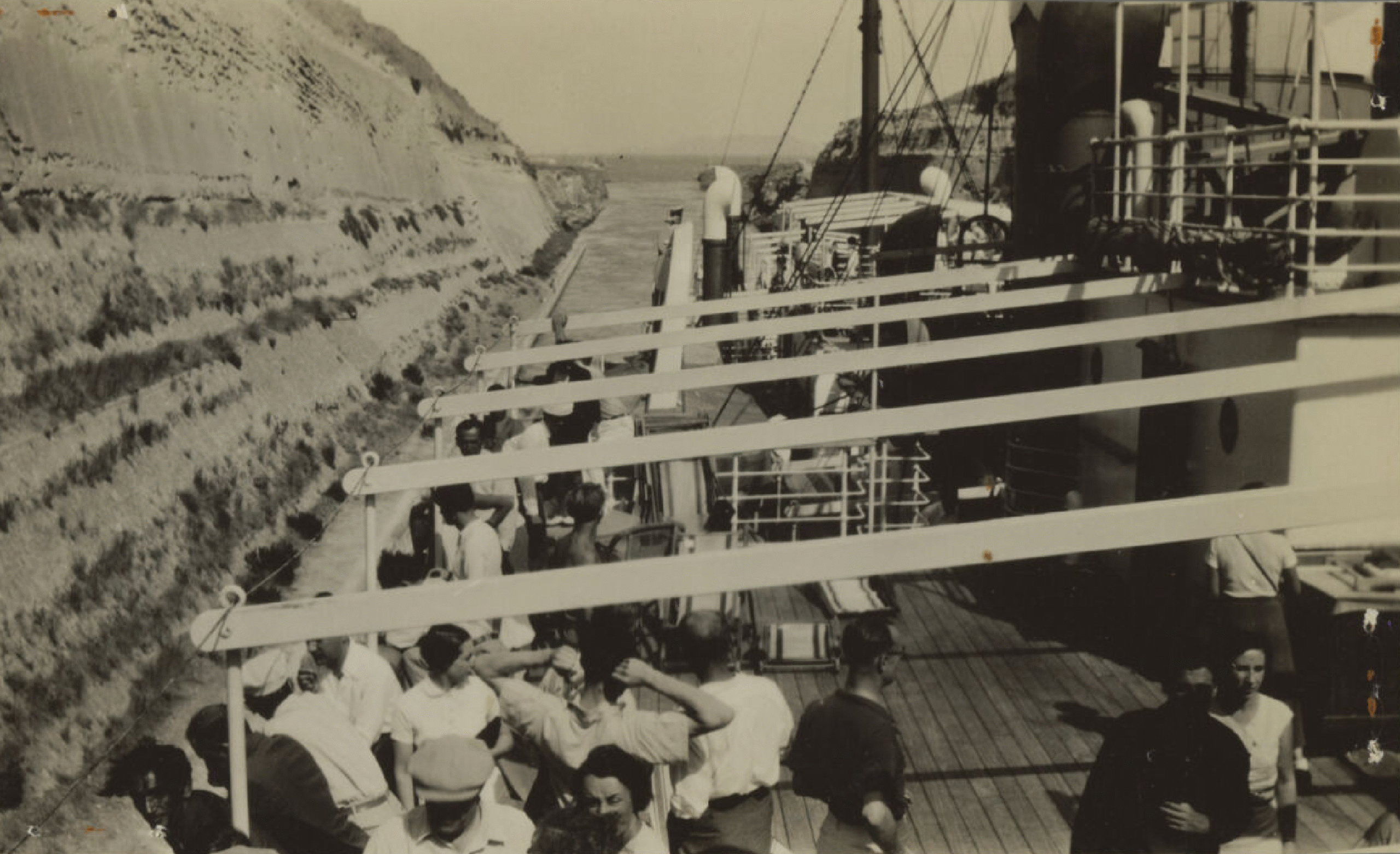 Photo of participants on the SS Patris II.