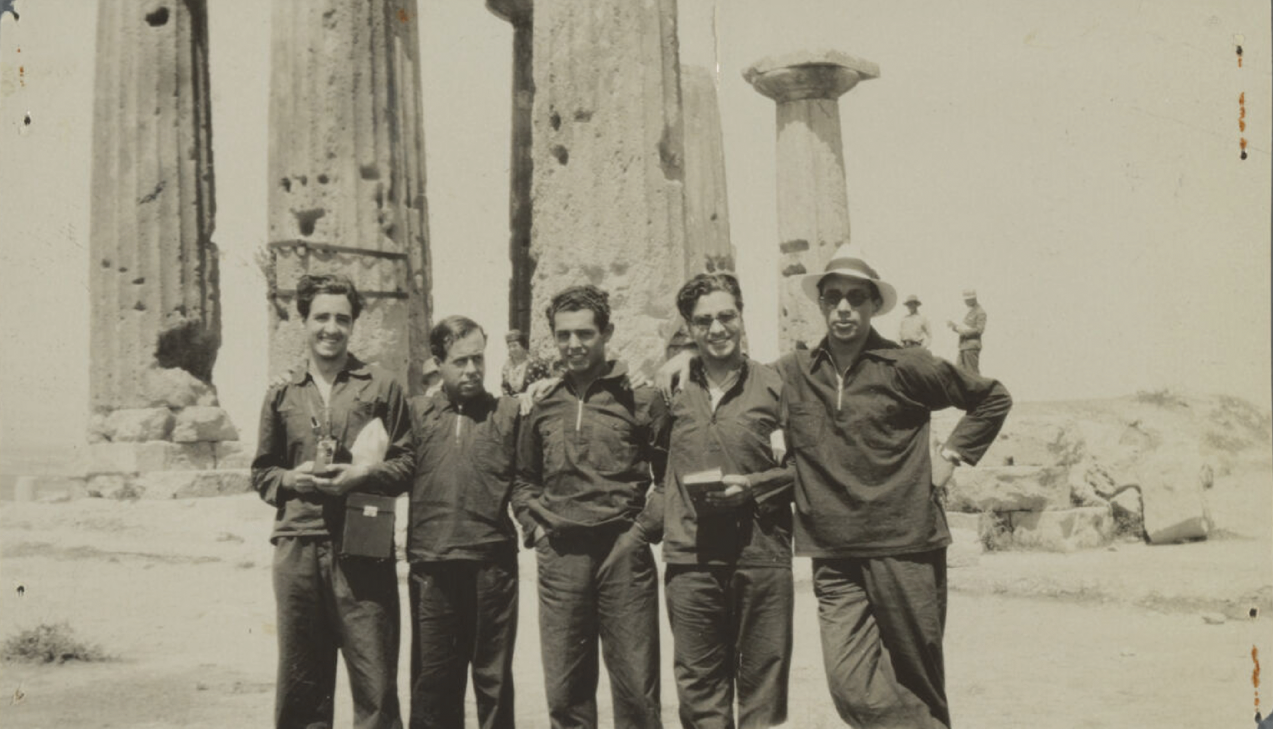 Group portrait on a site visit.