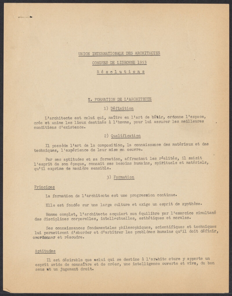 UIA resolution cover.